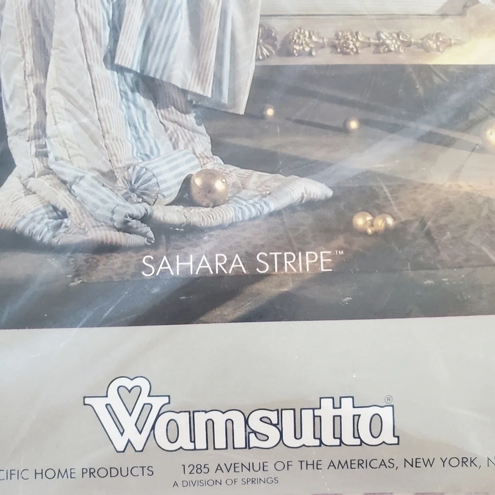 Vintage Wamsutta Dusty‎ Pink & White One Twin Flat Sheet 66×96 in.